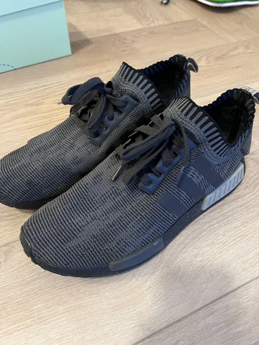 Adidas Knit Lace-Up Athletic Sneakers